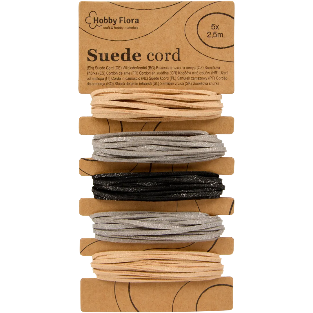 Hobby Flora touw met suede look