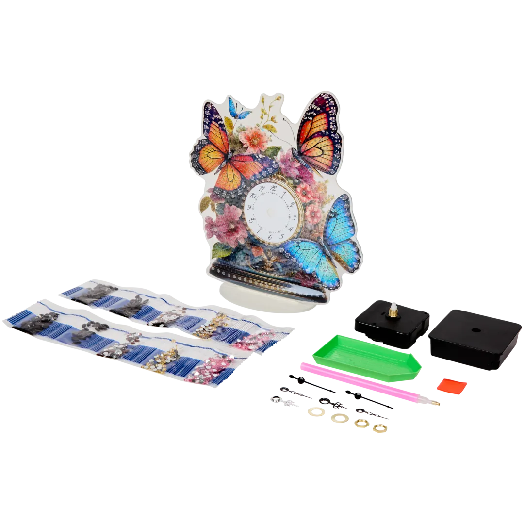 Diamond painting klok