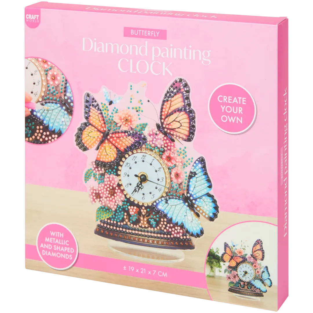 Diamond painting klok