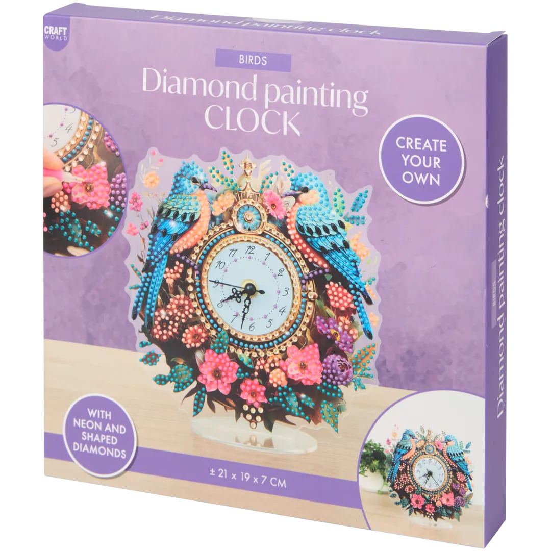 Diamond painting klok