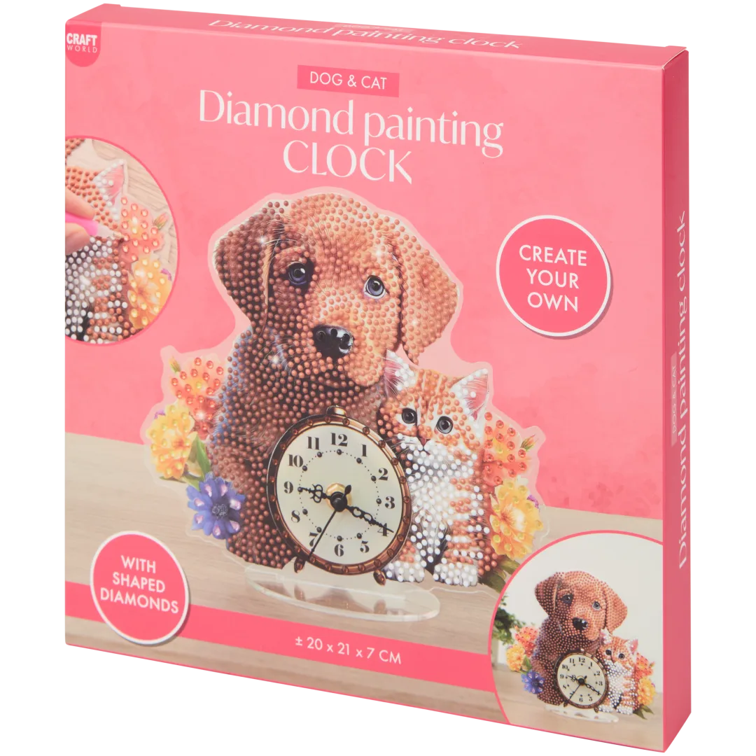 Diamond painting klok