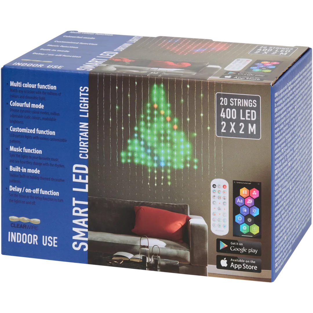 Éclairage rideau led