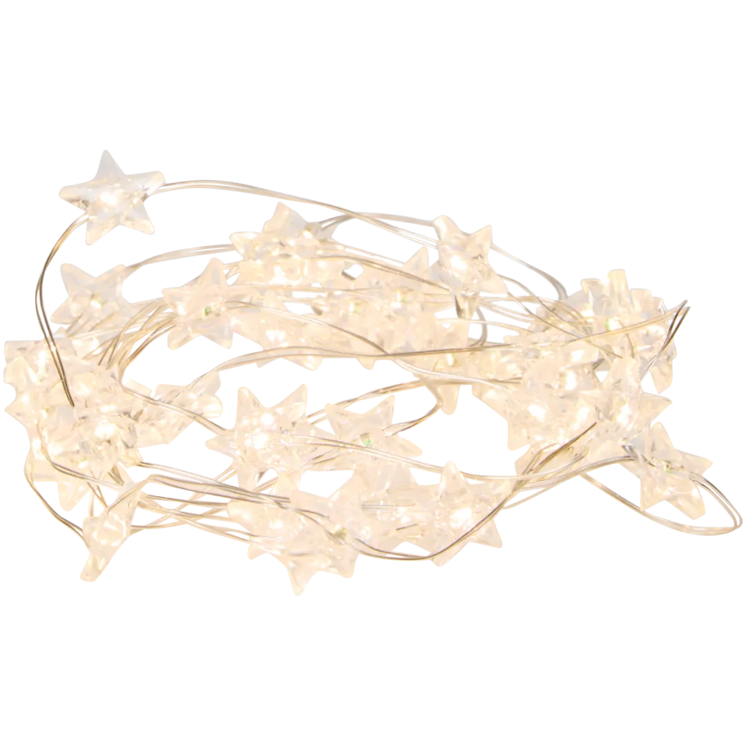Lichterkette mit Sternen