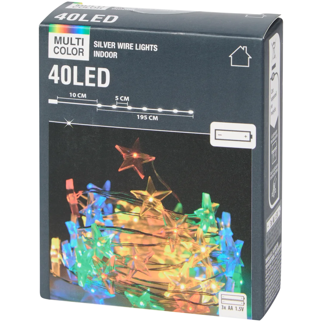 Lichterkette mit Sternen