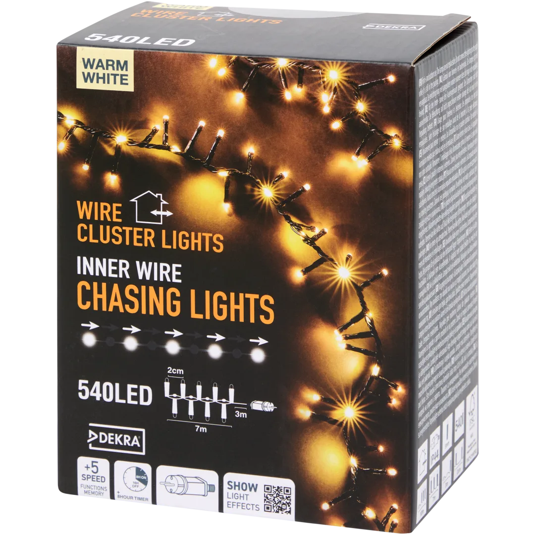 Guirlande lumineuse en grappes