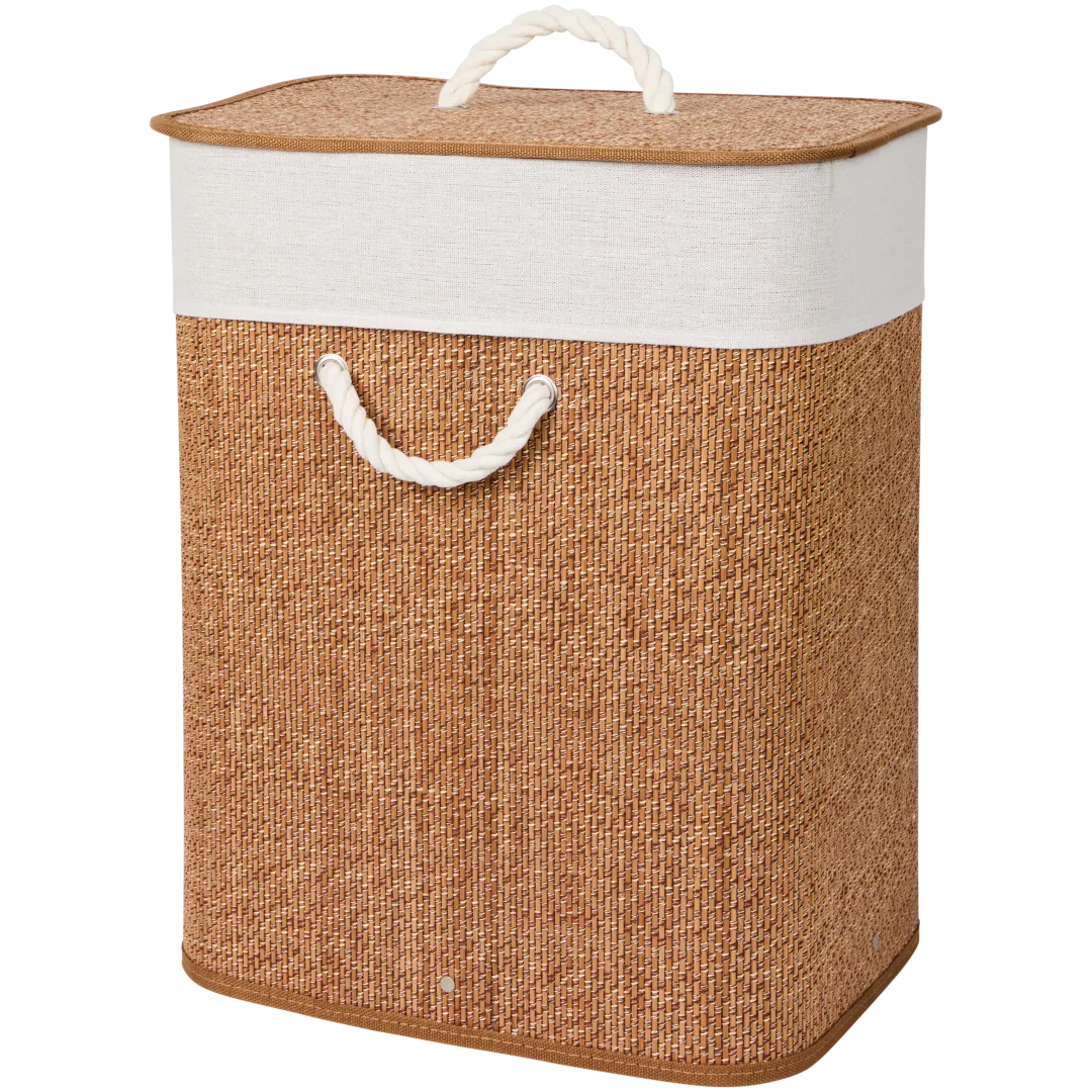 Panier à linge en bambou 1