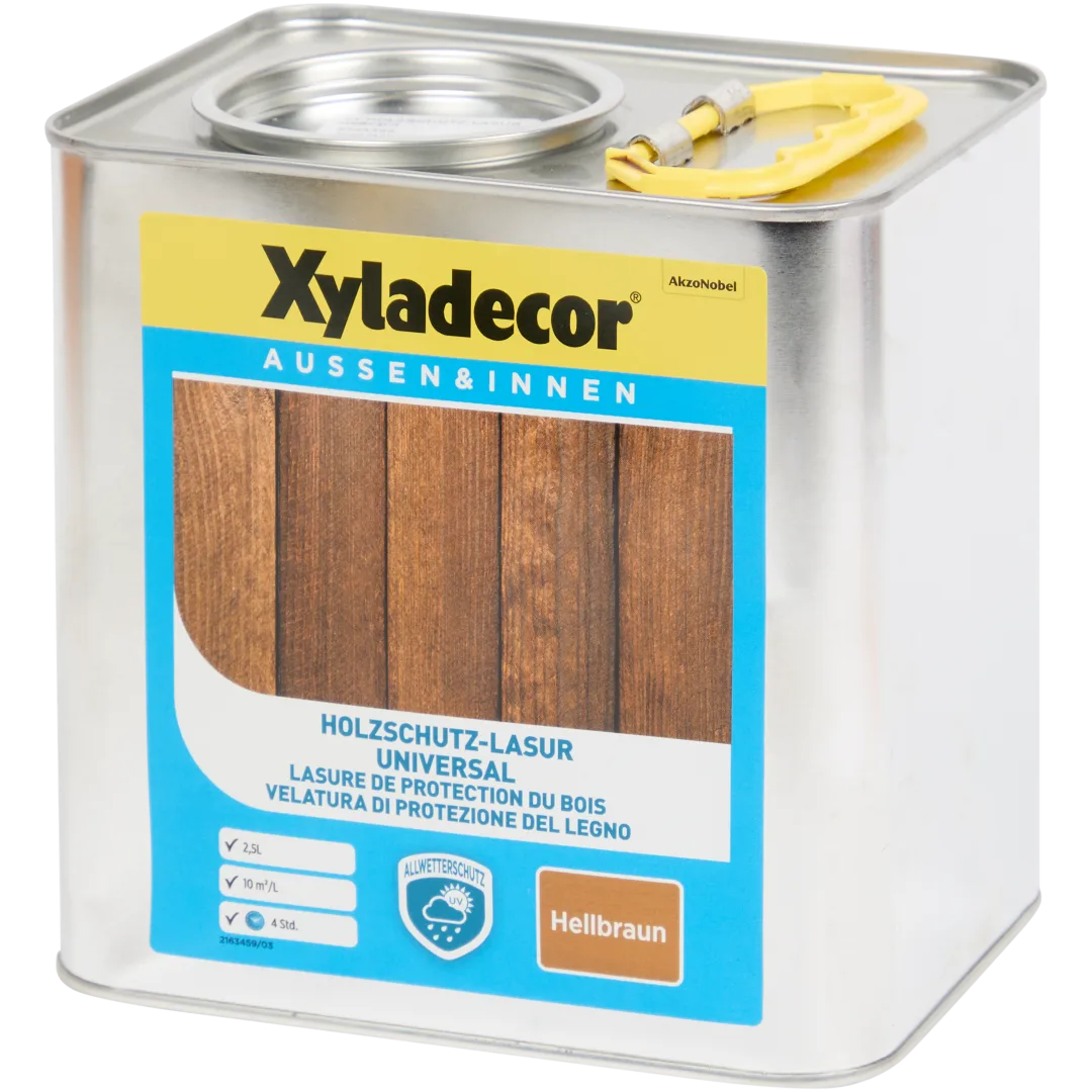 Xyladecor Holzschutzlasur Hellbraun 1