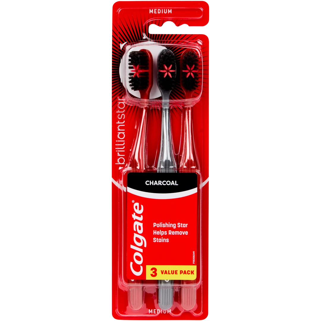 Brosses à dents Colgate Charbon