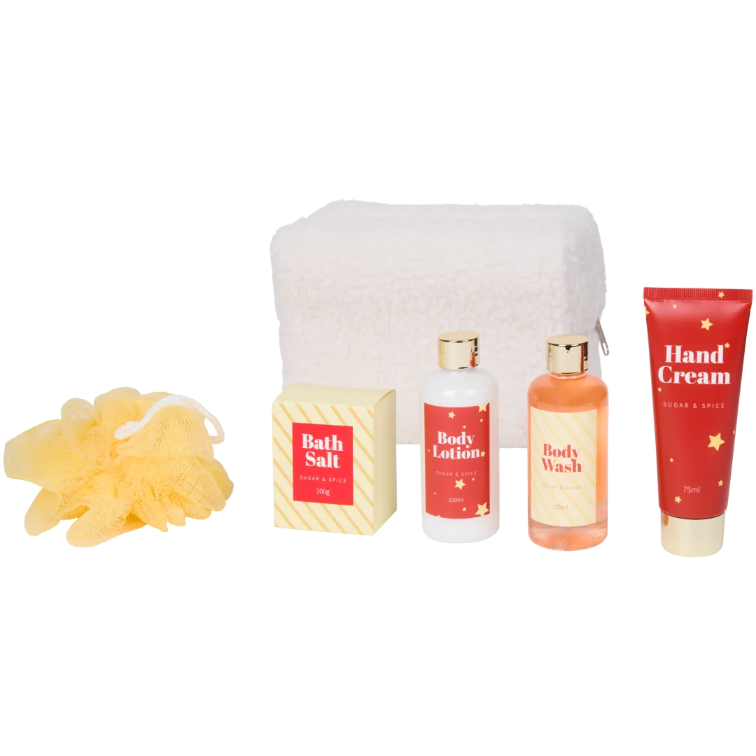 Beauty case con prodotti per cura personale