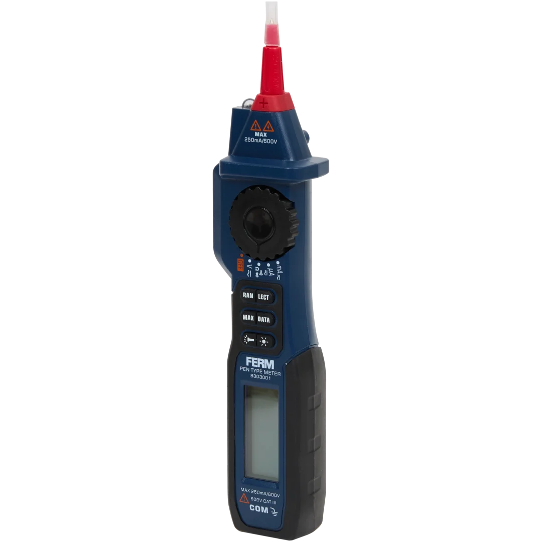 Multimetro digitale a penna FERM Cat 3