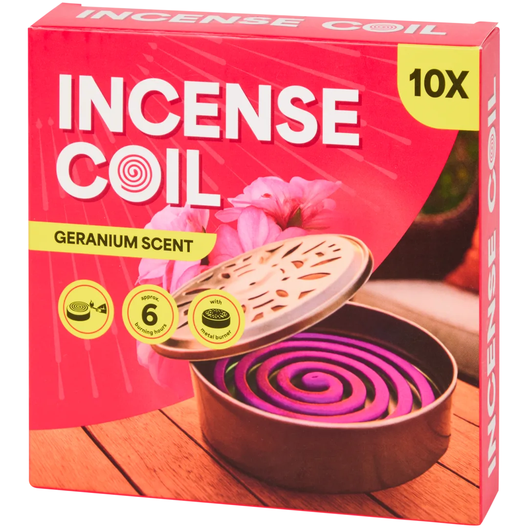 Spirale z citronellą w cynkowym palniku 4