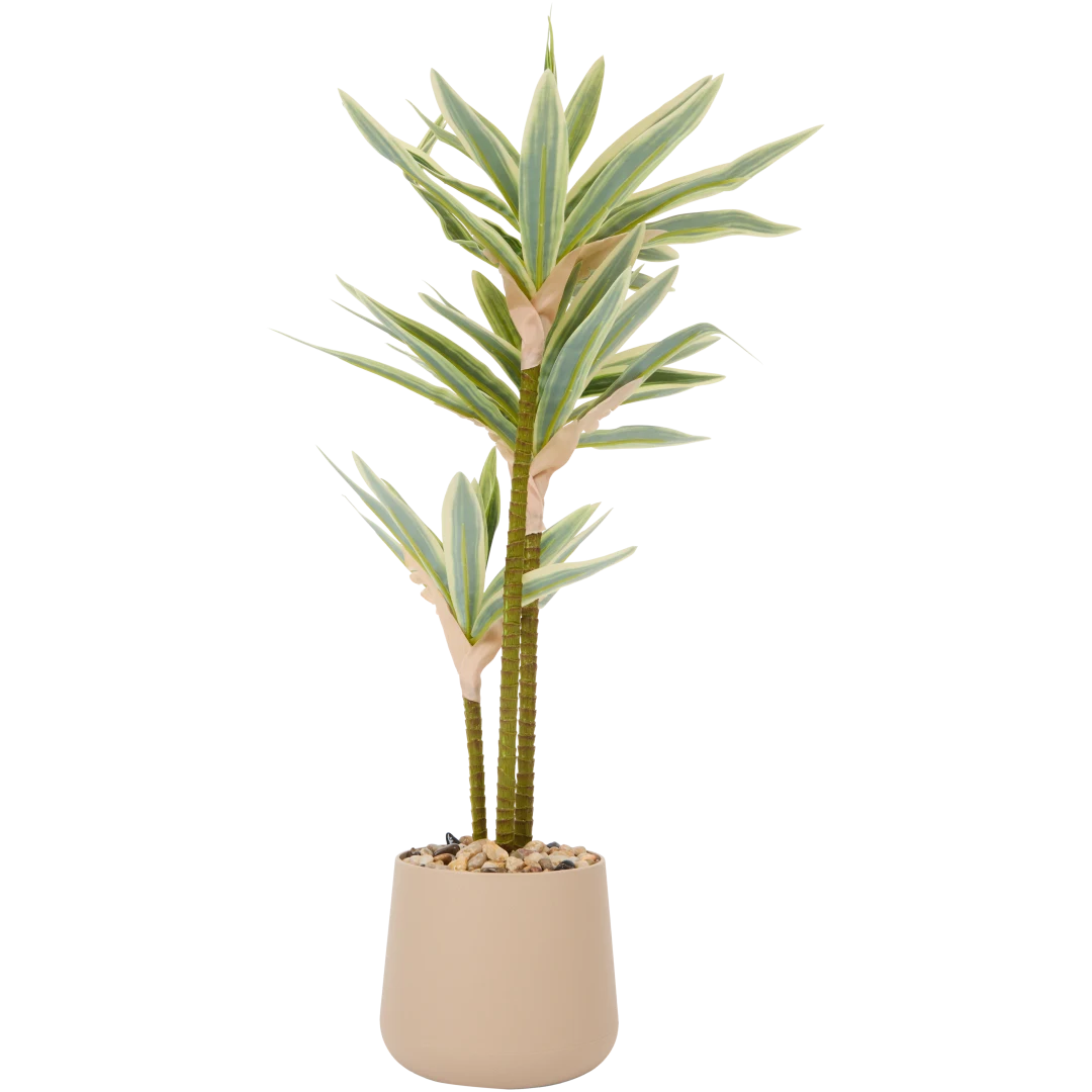 Palmier artificiel en pot