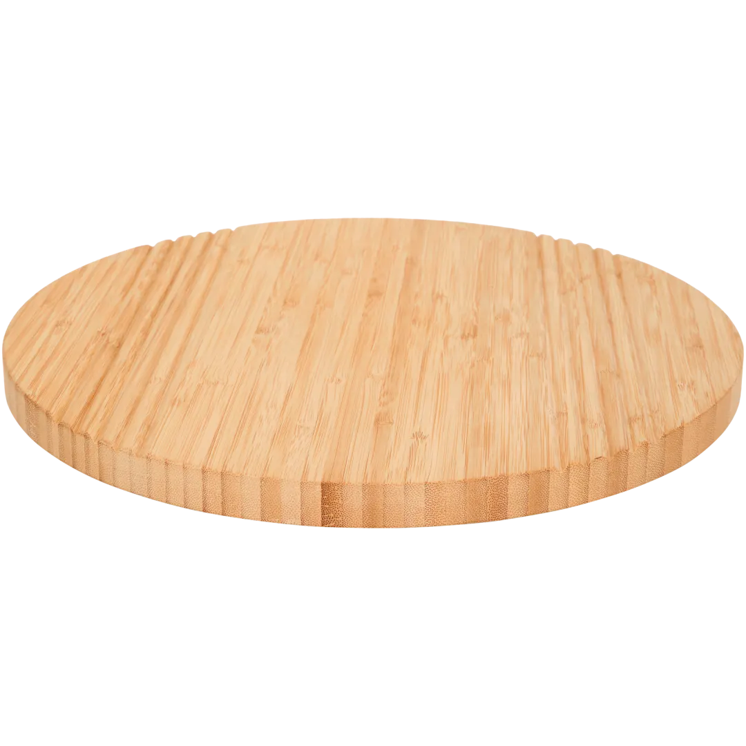 Vassoio girevole in bambù 1