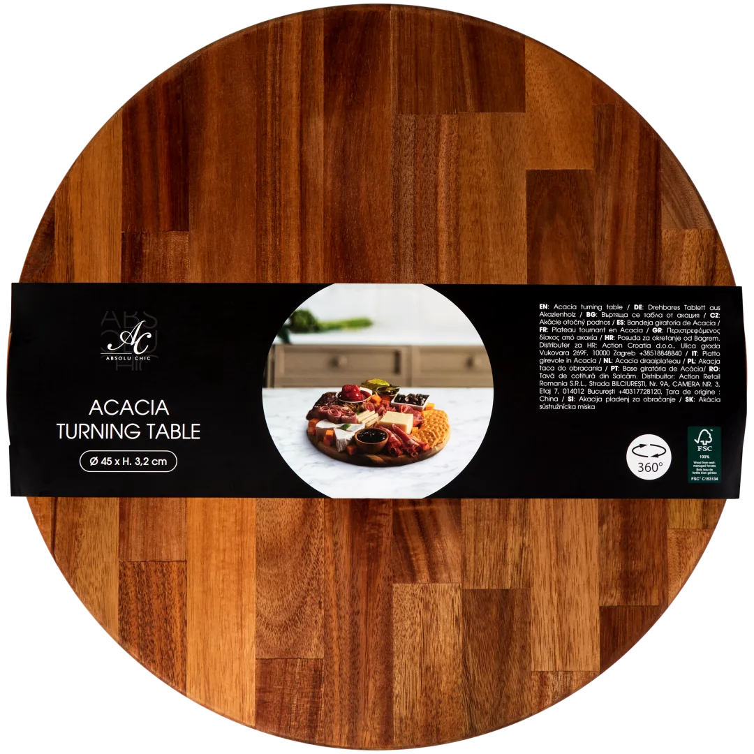 Drehteller aus Holz 3