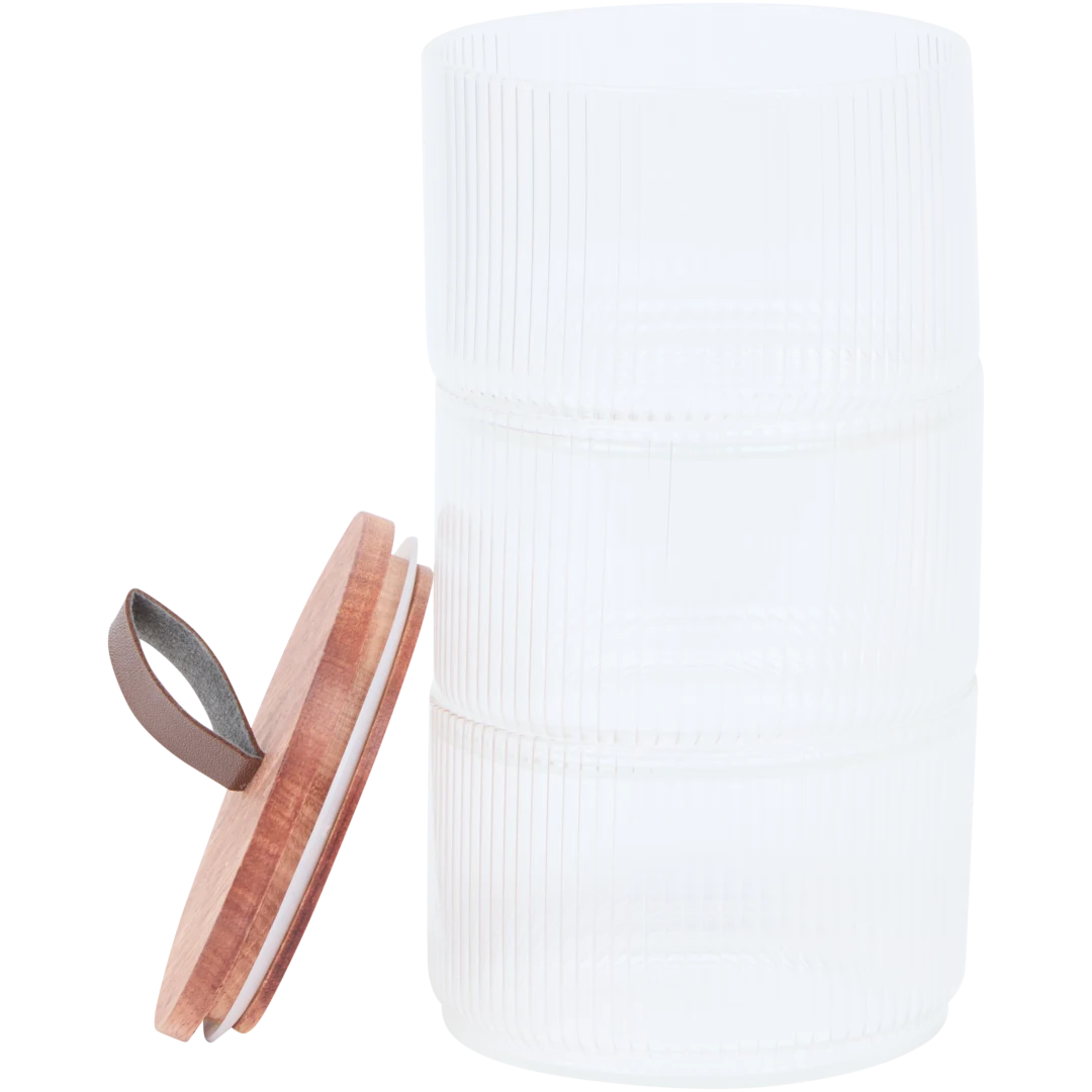 Frascos de armazenamento empilháveis 2