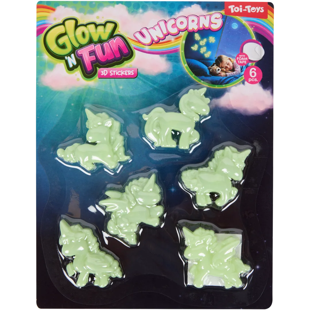 Glow in the dark stickers