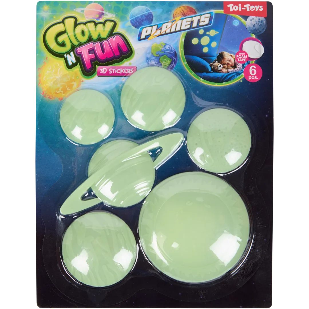 Glow in the dark stickers