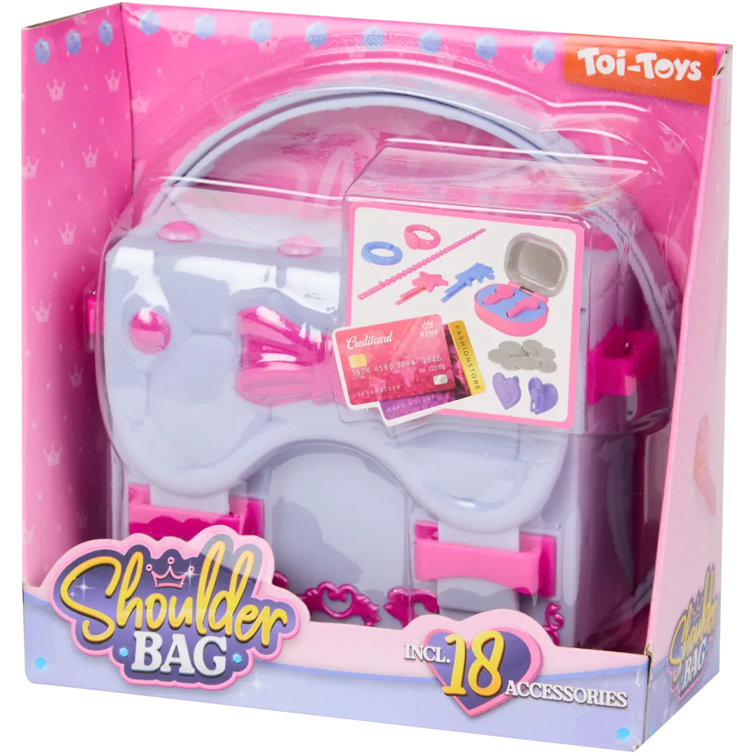 Bolso bandolera con accesorios