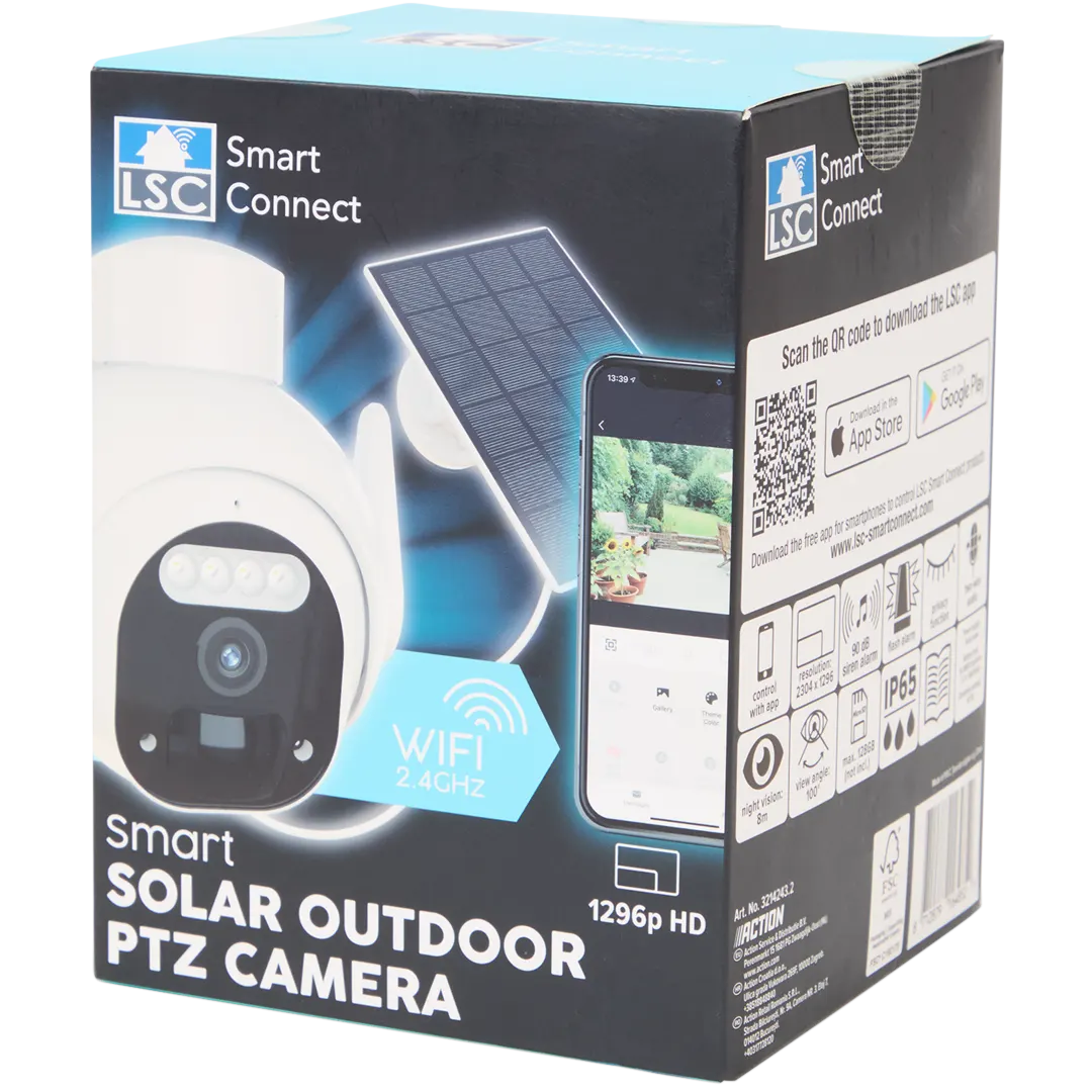 LSC Smart Connect Solarbetriebene PTZ-Kamera