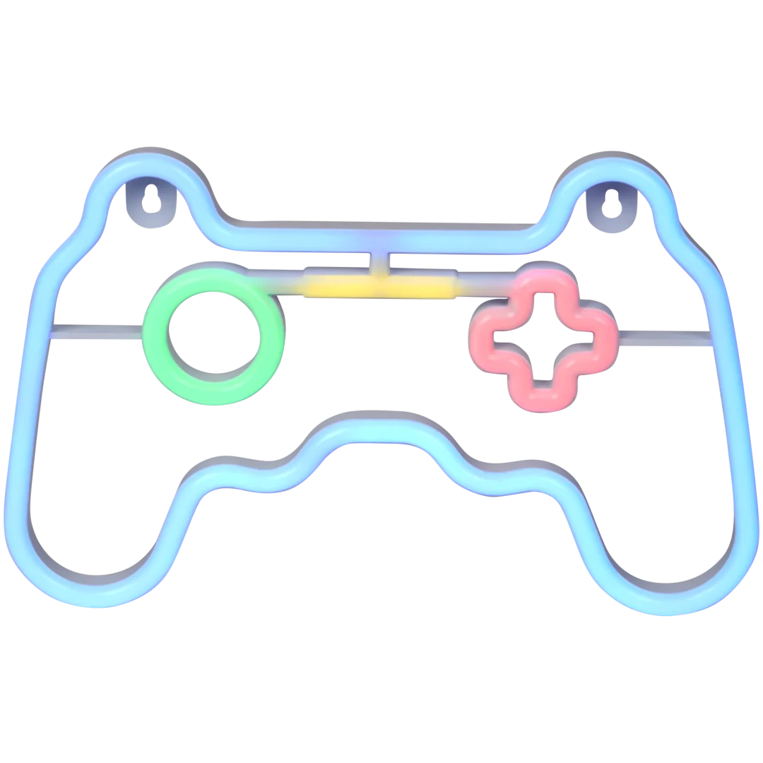 Lampă de gaming tip neon cu leduri 1
