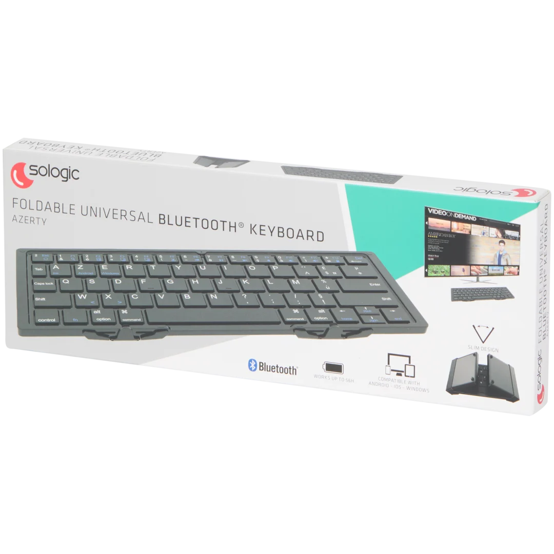 Sologic opvouwbaar toetsenbord AZERTY