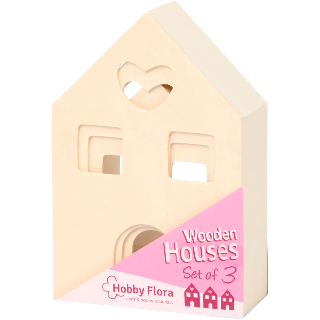 Casinhas em madeira Hobby Flora