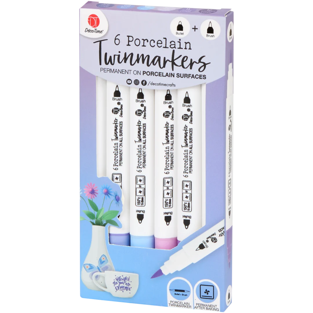 DécoTime Twinmarker für Porzellan