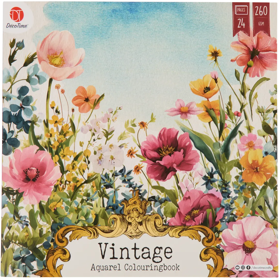 DécoTime Aquarell-Malbuch