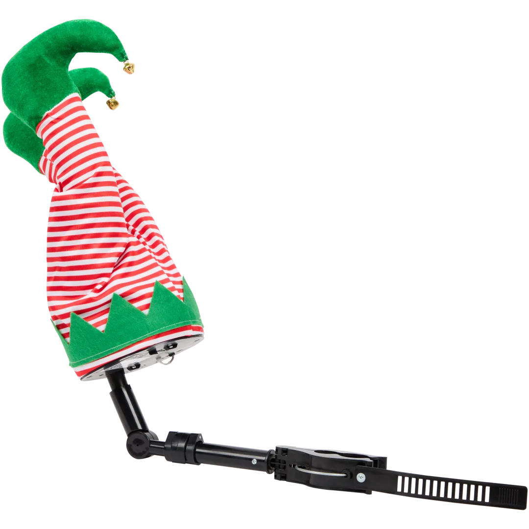 Pernas de Natal que se movem
