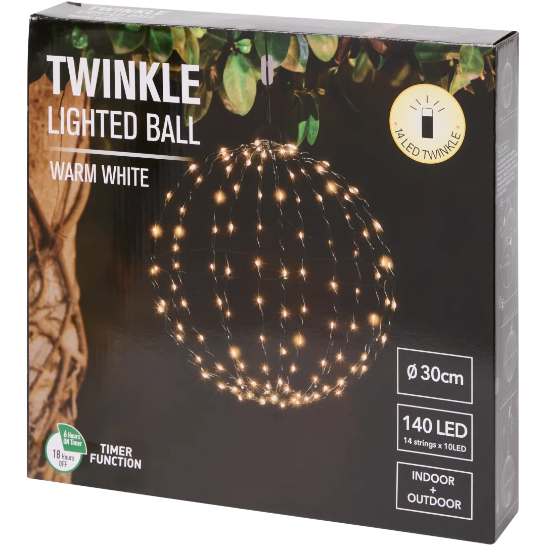 Sfera luminosa Bianco-caldo 1