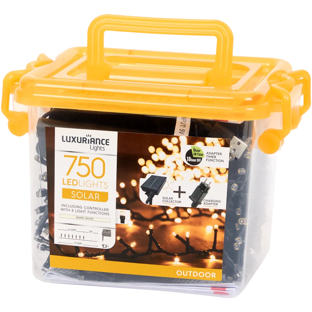 Solarne oświetlenie świąteczne Luxuriance Lights