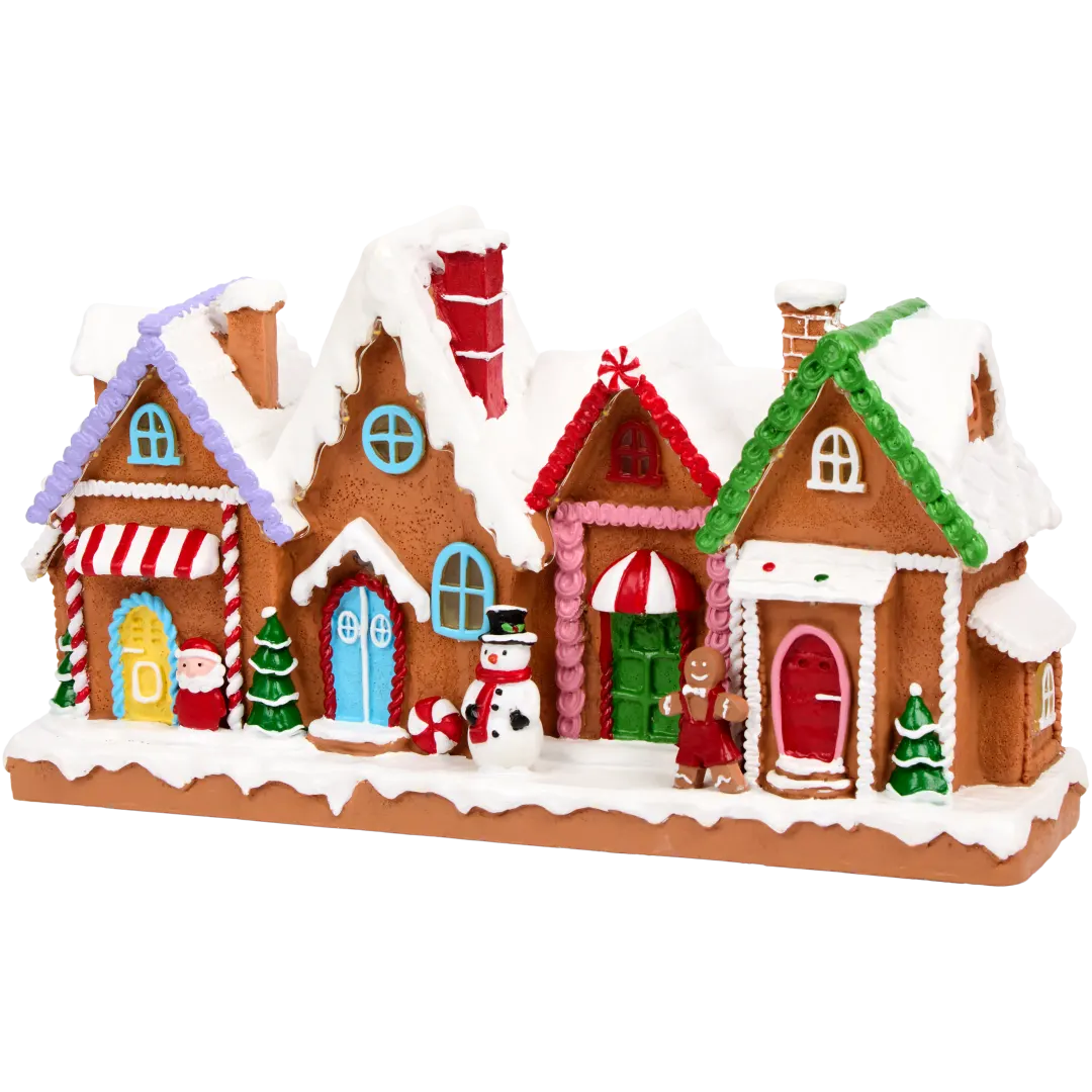 Dekoracyjne domki z dźwiękiem i światłem LED 3