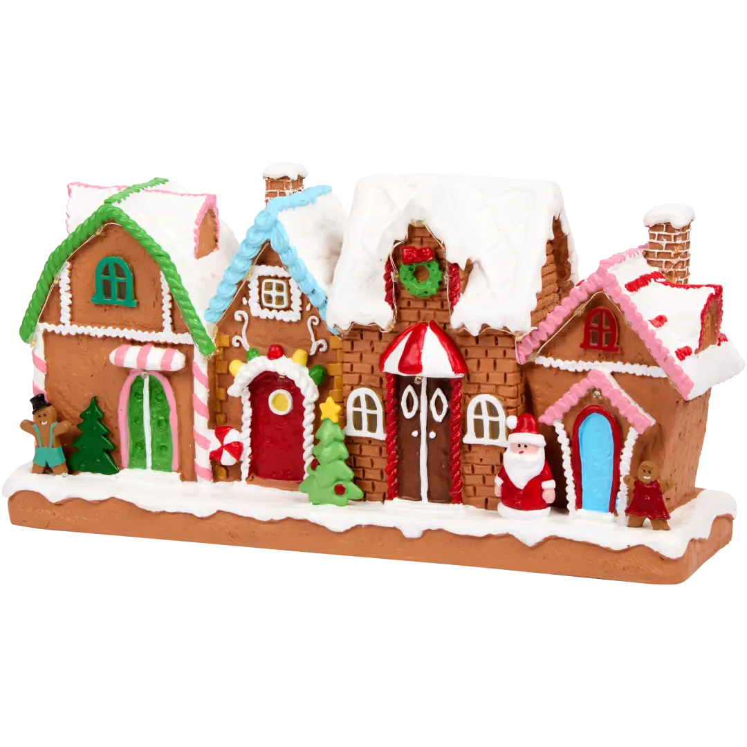 Dekoracyjne domki z dźwiękiem i światłem LED 1