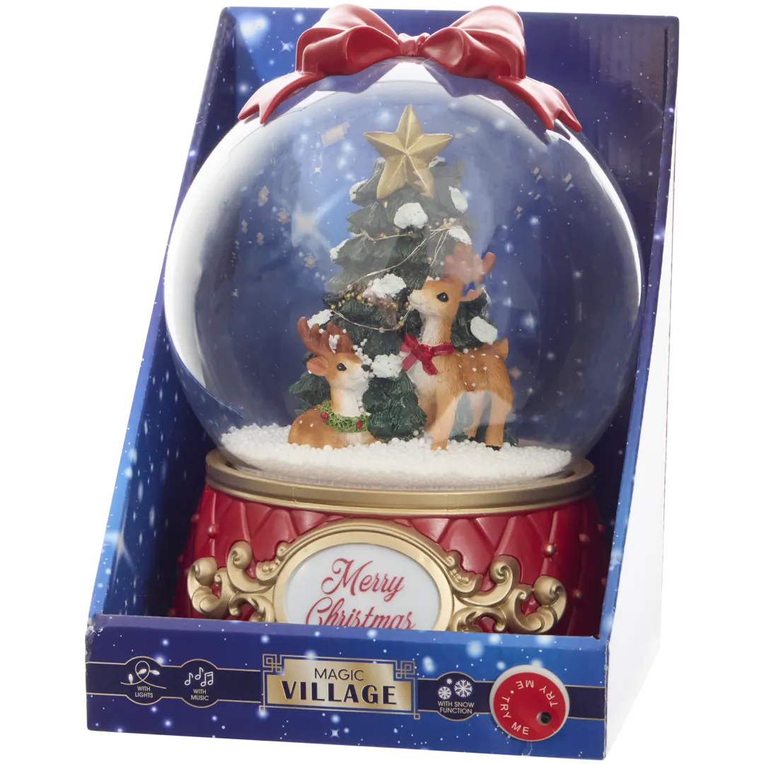 Bola de neve com LED Magic Village 1
