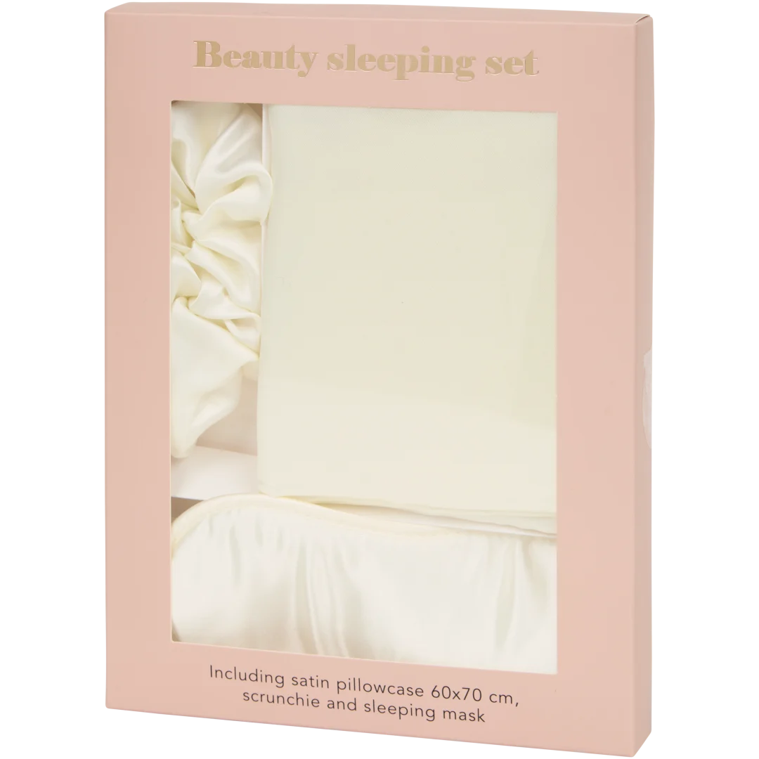 Satijnen beauty slaap-set 4