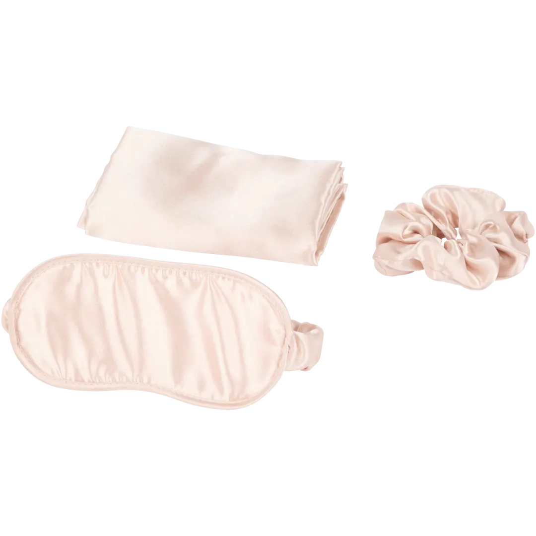 Satynowy zestaw do spania