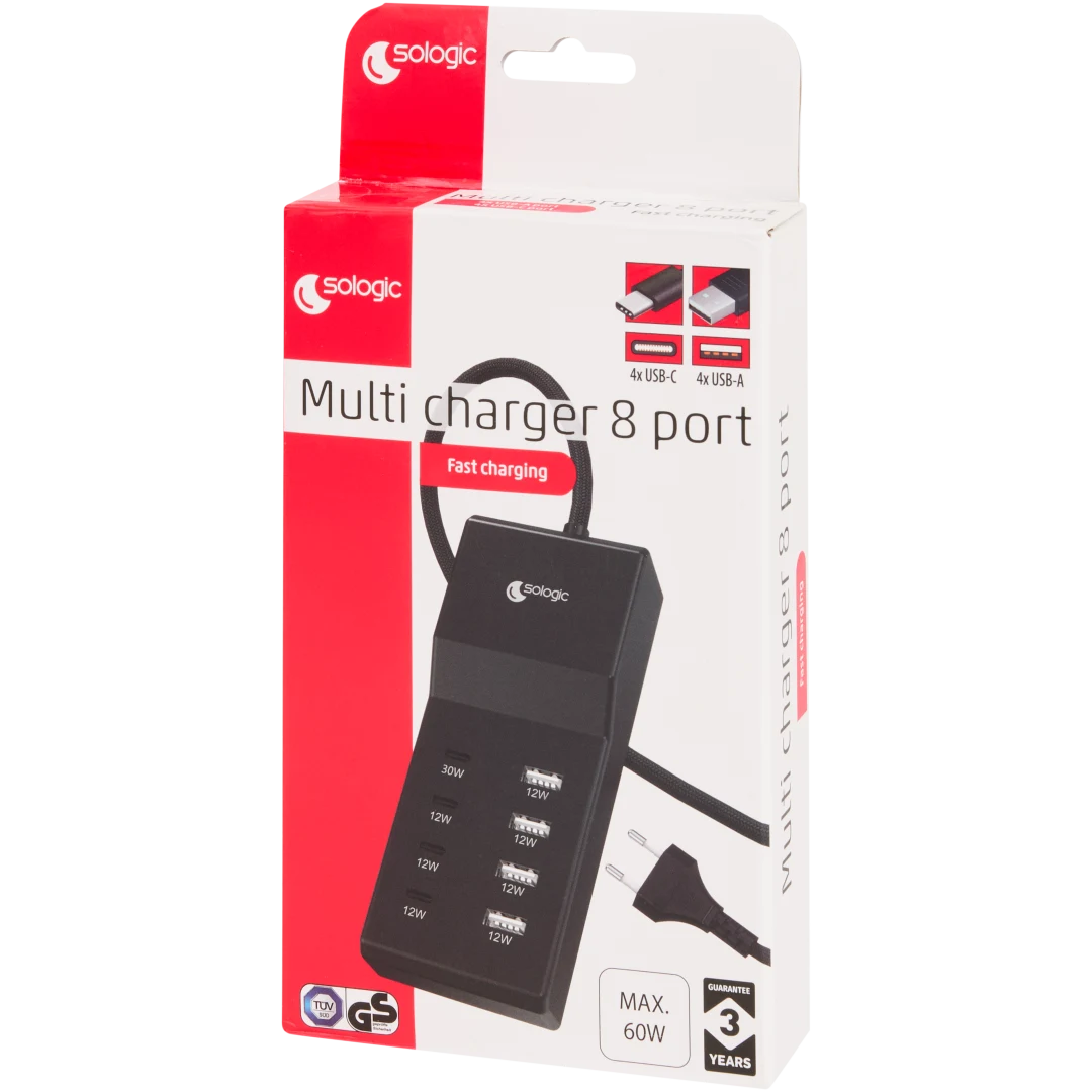 Sologic Multi-Ladegerät 8 Anschlüsse 1