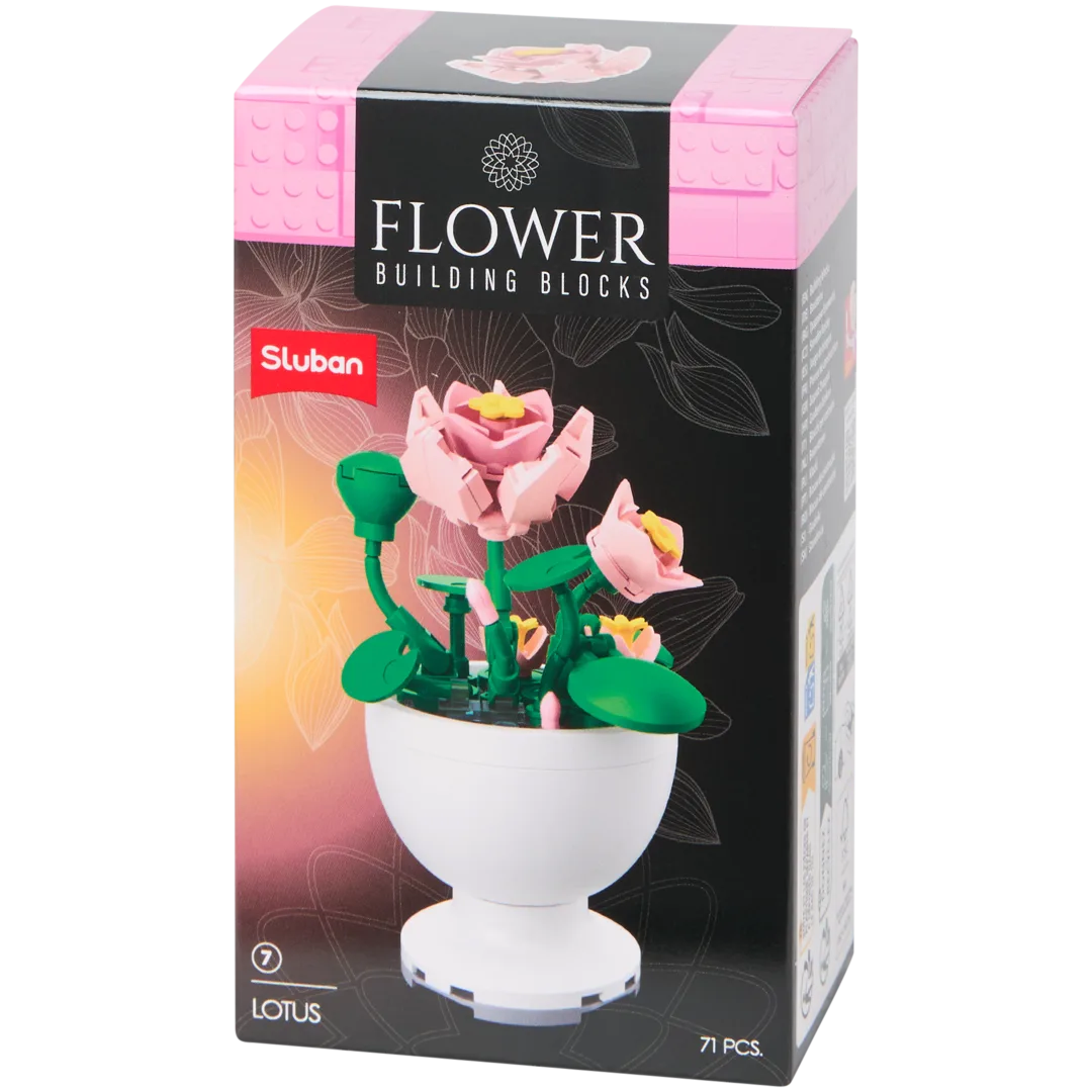 Sluban bloemen bouwstenen