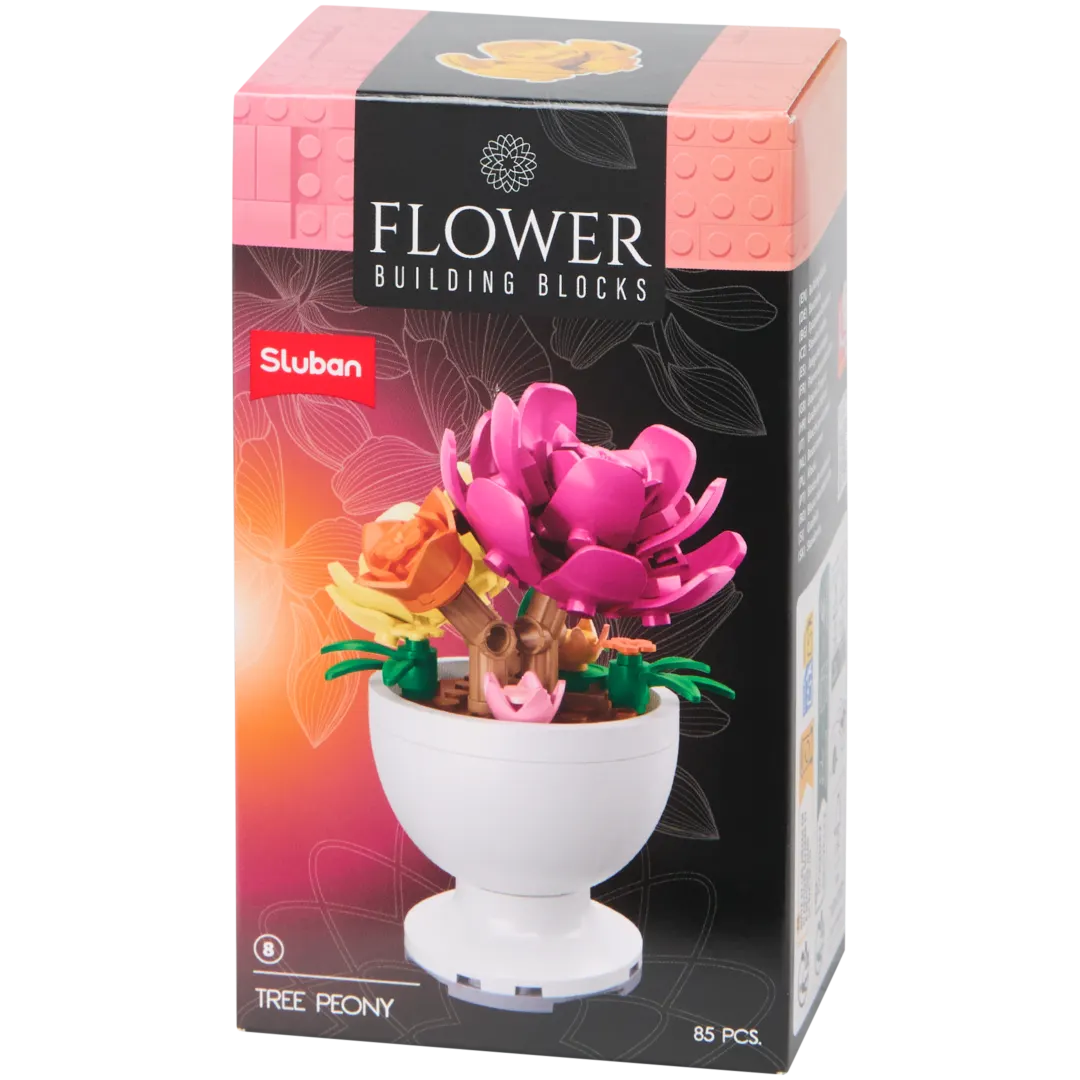 Blocos de construção de flores Sluban