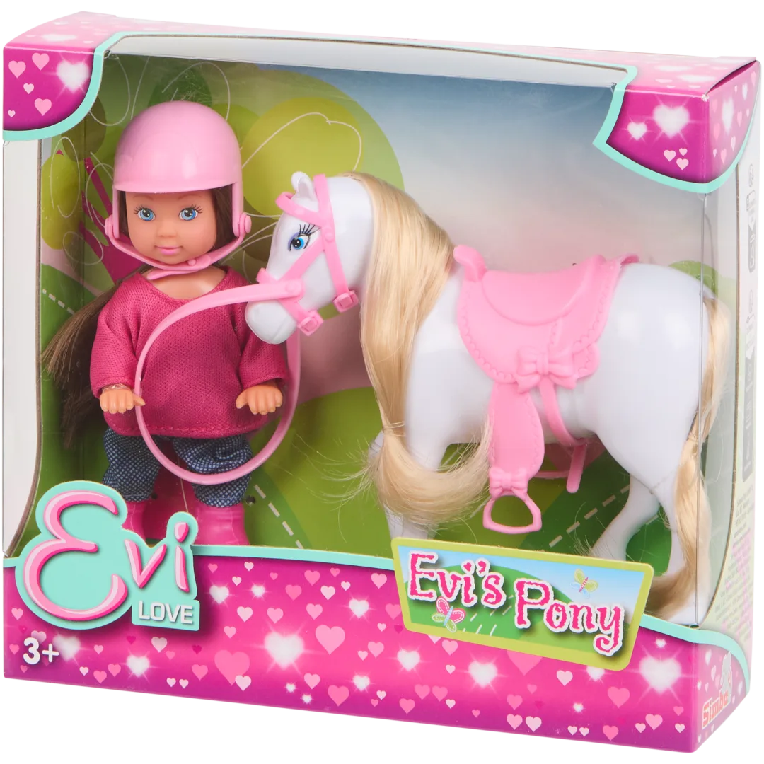 Bambola con pony Simba Evi Love 4