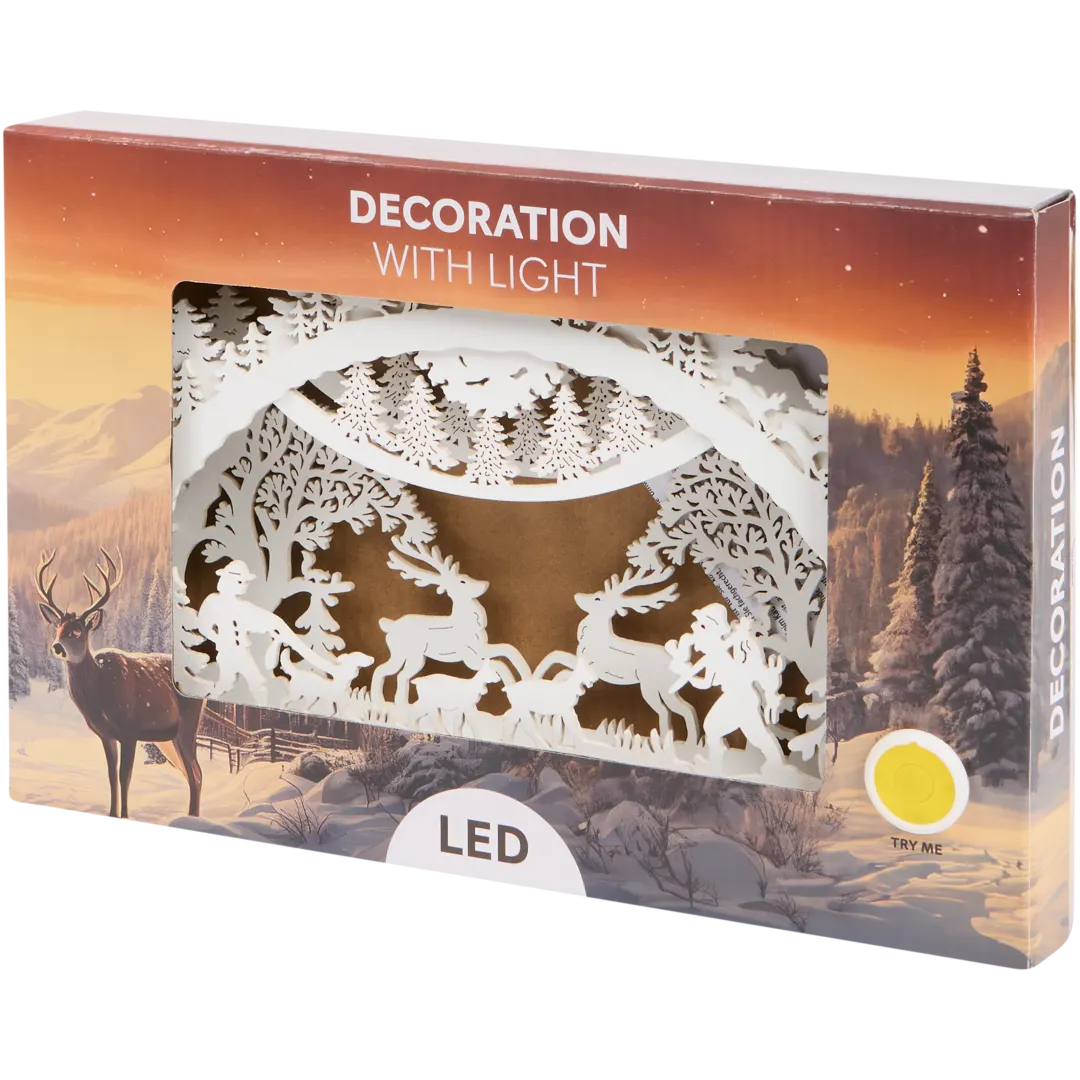 Dekoracja świąteczna z oświetleniem LED 3