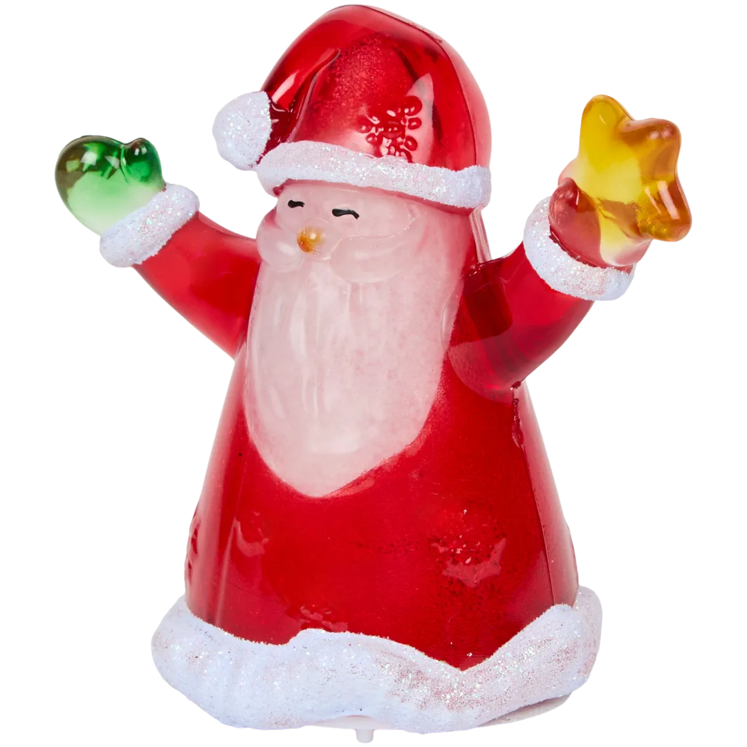 Figura di pan di zenzero con illuminazione