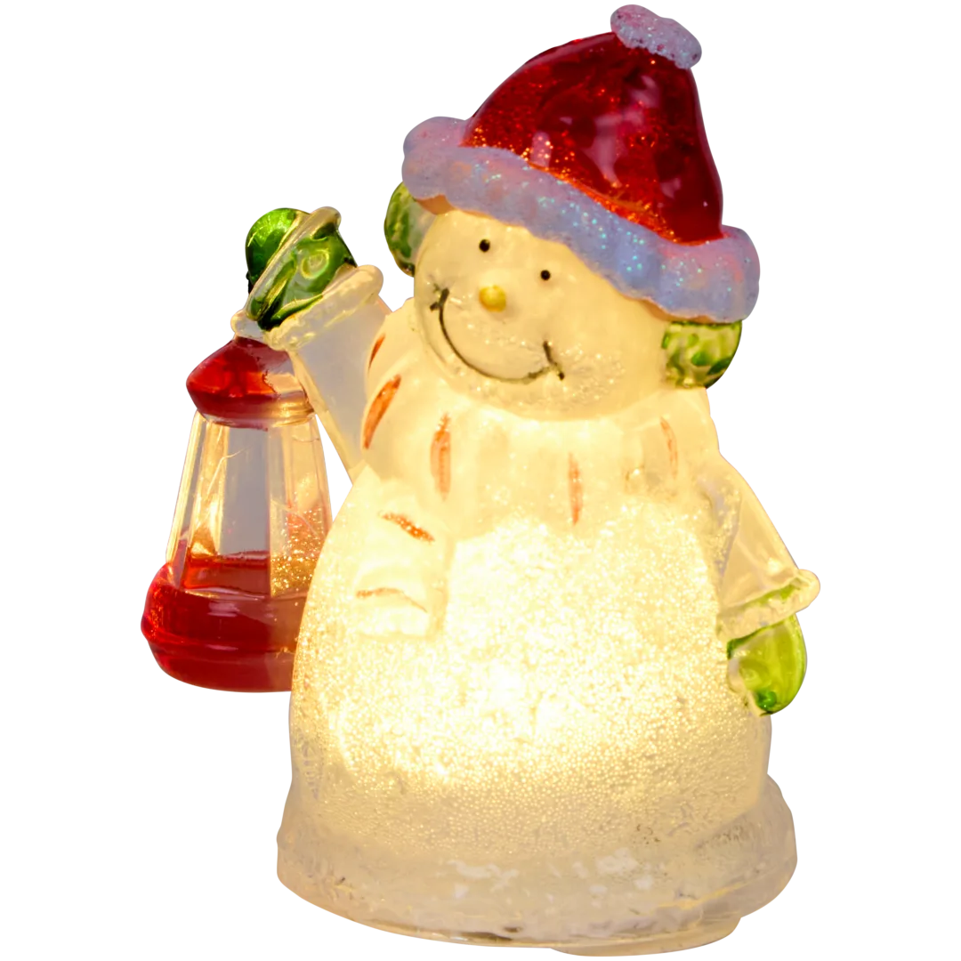 Figura di pan di zenzero con illuminazione