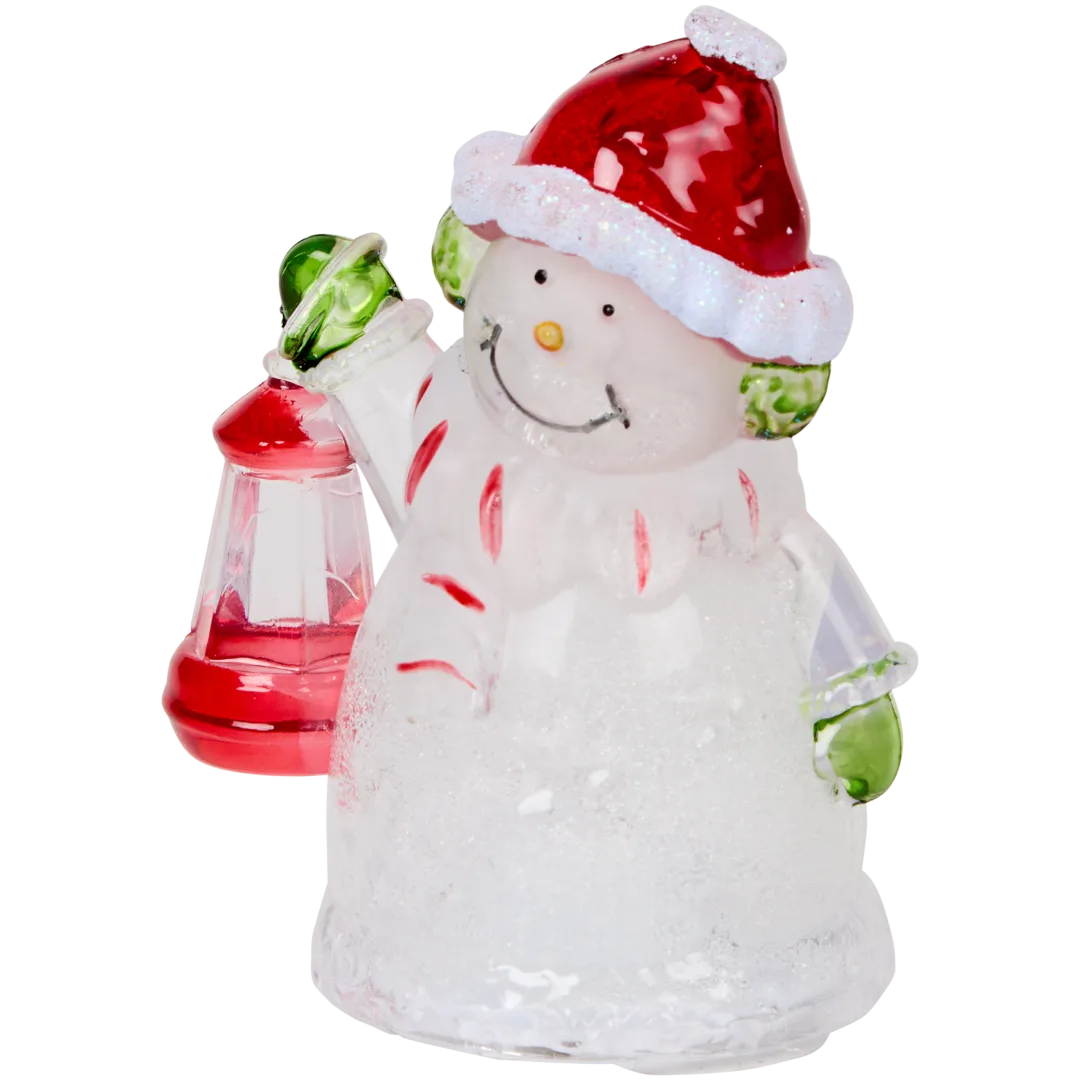Figura di pan di zenzero con illuminazione