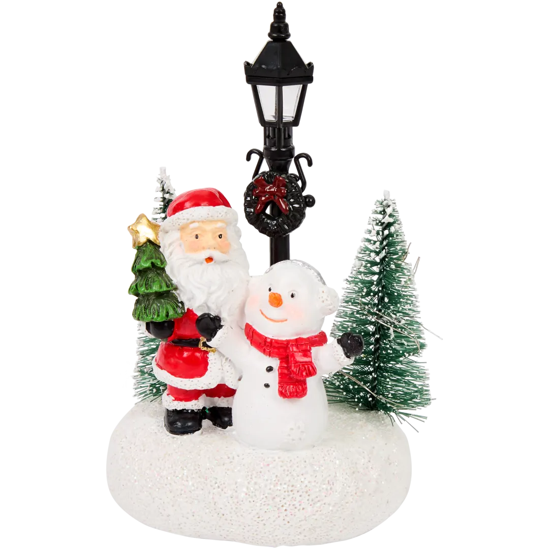 Decorazione natalizia con luce 1