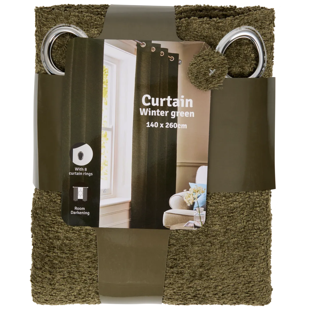 Verduisterend gordijn Bouclé