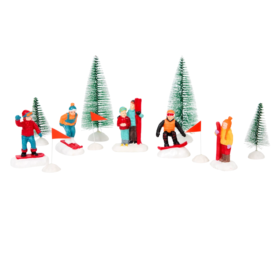 Figurines de village de Noël Magic Village 1