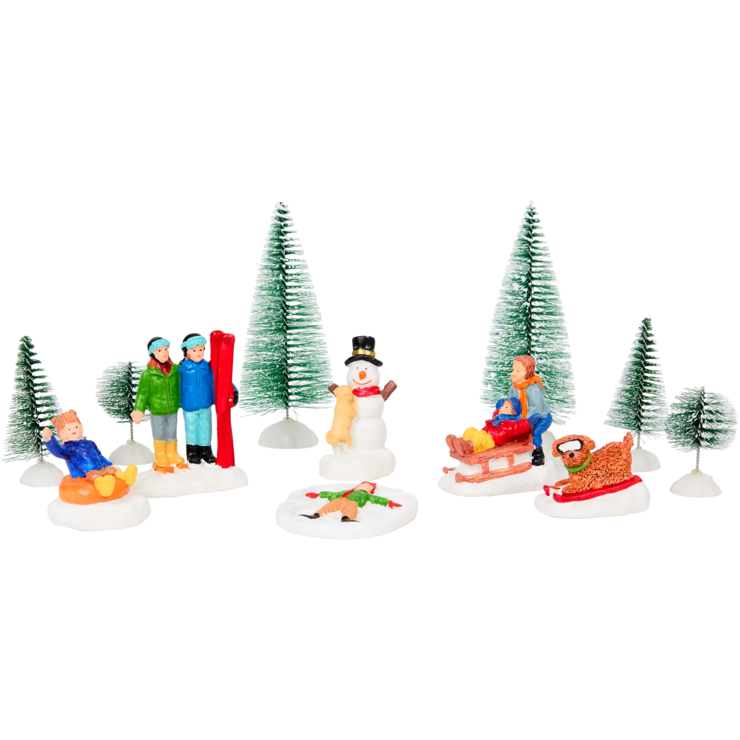 Figurines de village de Noël Magic Village 4