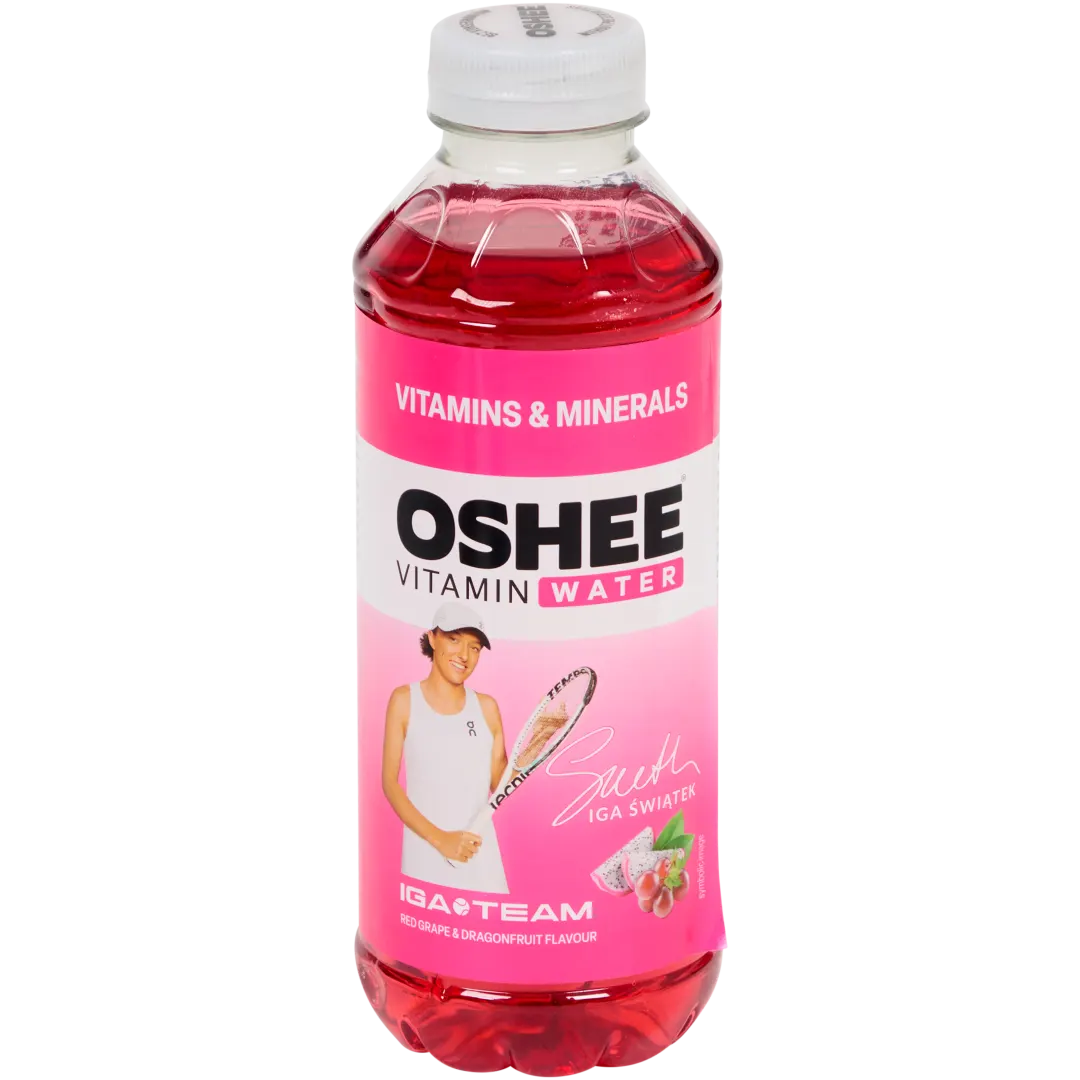 Vitamínová voda Oshee Červené hrozno a pitahaya