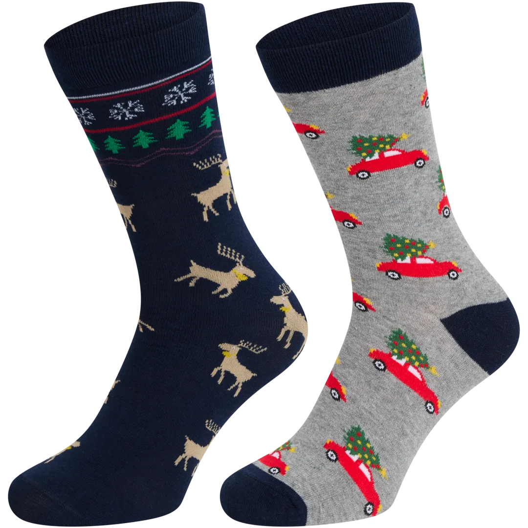 Weihnachtssocken in Weihnachtskugel